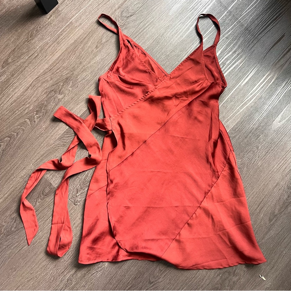 Free People Wrap Silky Dress